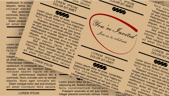 As festas eram anunciadas no jornal As festas eram anunciadas no jornal