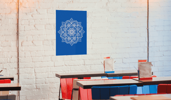 Modelo de painel decorativo