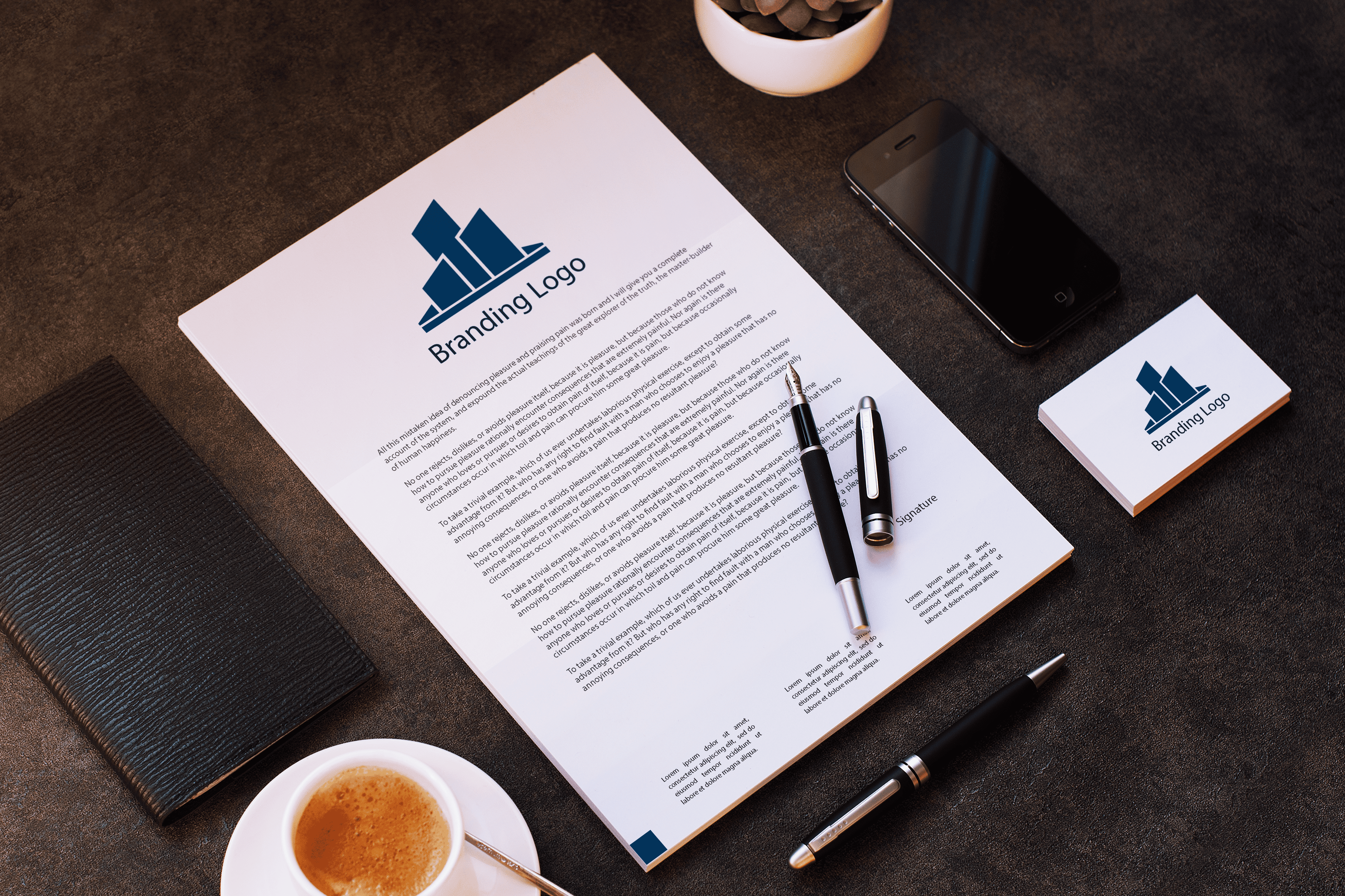 Cartas em papel timbrado