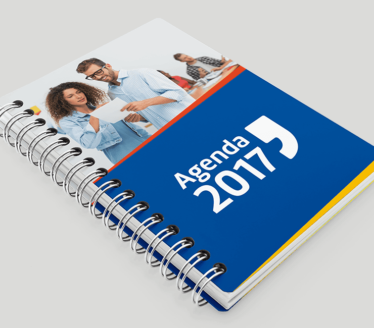 agenda personalizada para escritório