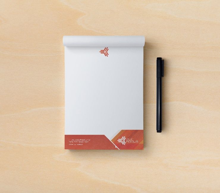 bloco de notas personalizado