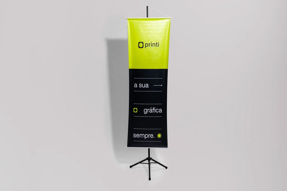 Banner nas cores preto e verde em fundo cinza