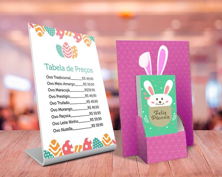 display para páscoa